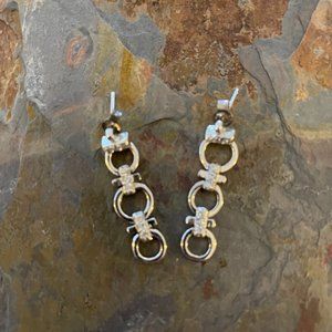 3 Pairs Silver Earrings